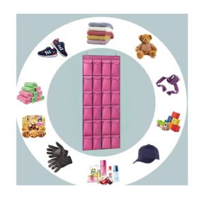 Organizador de Zapatos Colgante de 24 Bolsillos – Ahorra Espacio y Protege tu Calzado