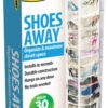 A.SHOES AWAY7 Organizador de Zapatos Colgante Shoes Away - Capacidad 30 Pares - Blanco