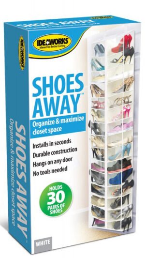 Organizador de Zapatos Colgante Shoes Away - Capacidad 30 Pares - Blanco