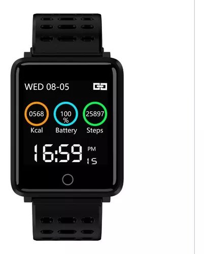 Reloj Inteligente Deportivo Smartwatch con Monitor de Actividad y Pantalla a Color