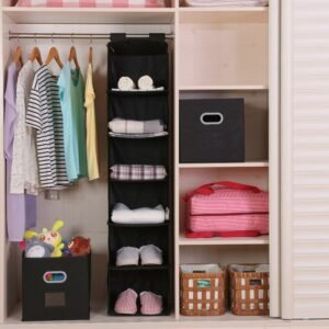 . E ORGANIZER MULTIPURPOSE 10 ORGANIZADOR COLGANTE MULTI-USO! EL SECRETO DE UN CLOSET PERFECTO: SUPER RESISTENTE 6 NIVELES.