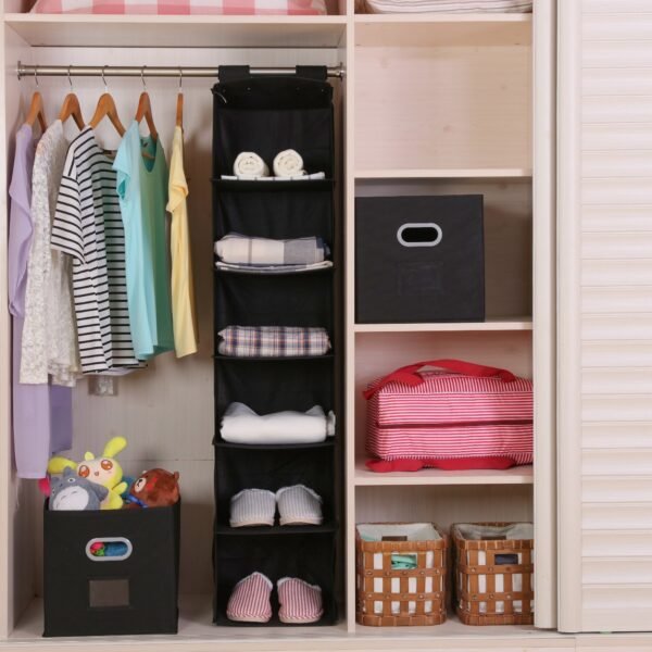 . E ORGANIZER MULTIPURPOSE 10 ORGANIZADOR COLGANTE MULTI-USO! EL SECRETO DE UN CLOSET PERFECTO: SUPER RESISTENTE 6 NIVELES.