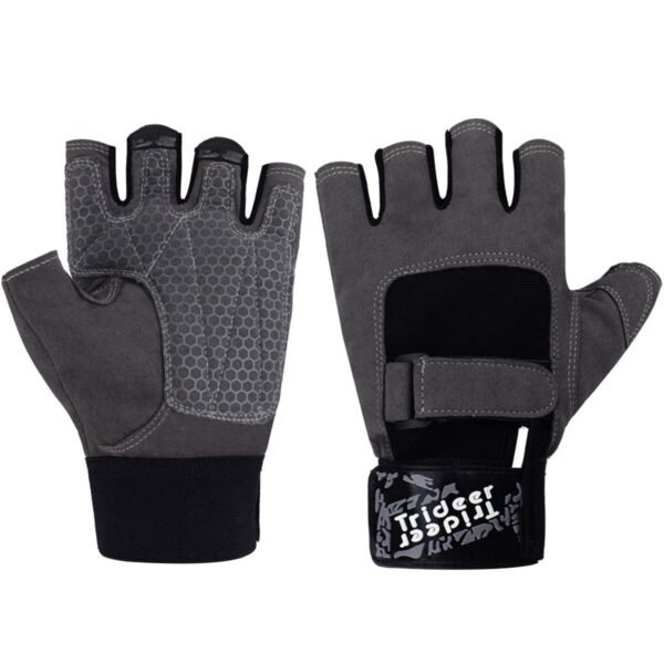 Guantes de Entrenamiento Trideer - Cuero Natural y Sintético con Agarre de Gel