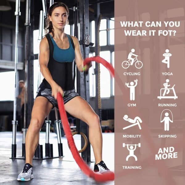 Chaleco Hot Belle Shaper Tipo Corset – Faja de Neopreno con Triple Ajuste de Ganchos