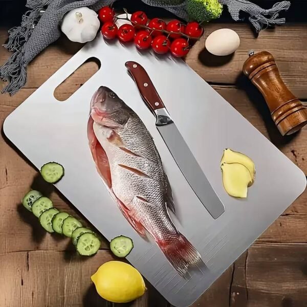 TABLA DE PICAR INOX36 Tabla Para Picar Acero Inoxidable