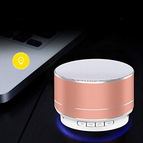 Mini Parlante Bluetooth Portátil Recargable con Manos Libres y Control de Música